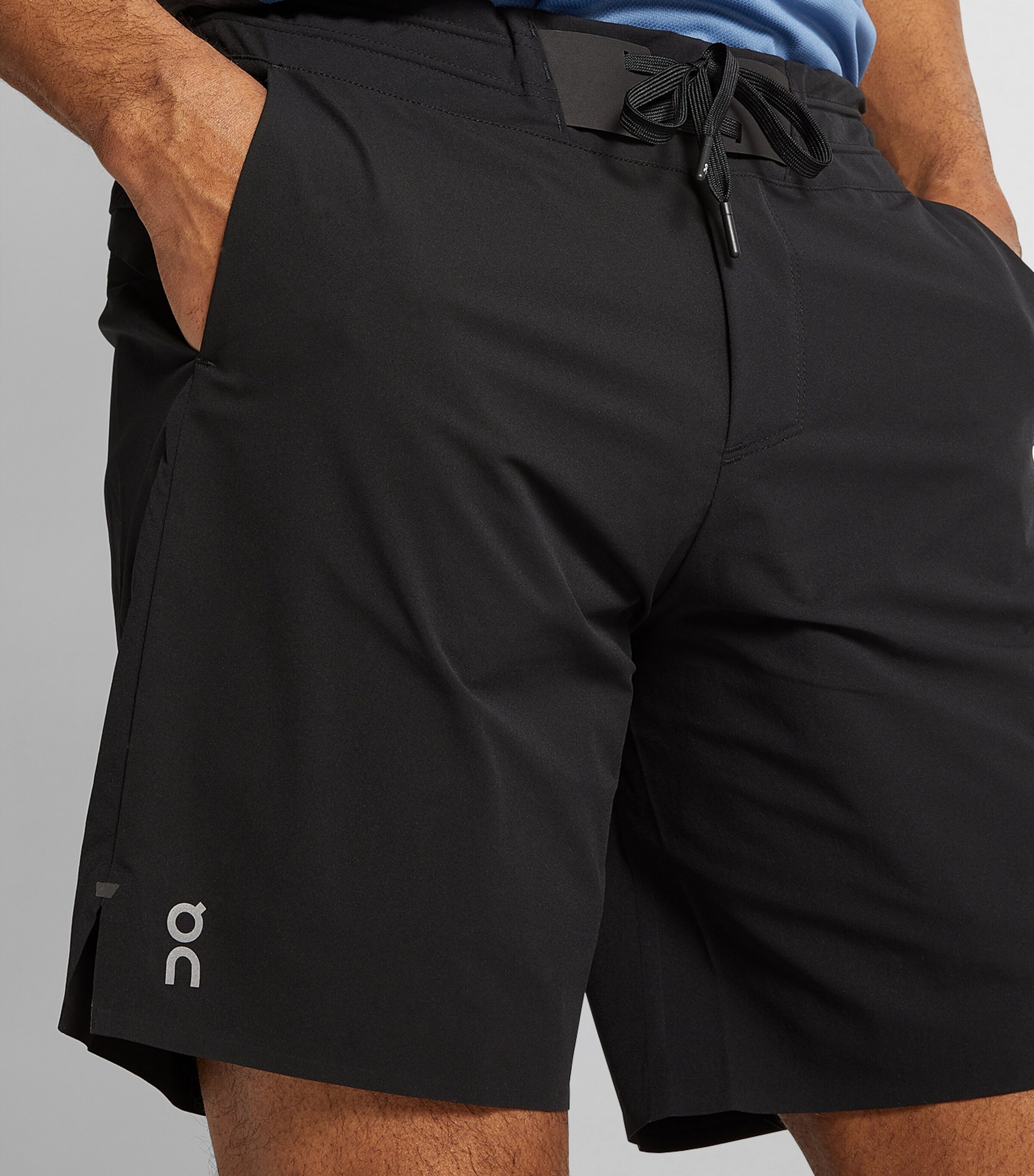 On Mens Hybrid Shorts Black Image 6