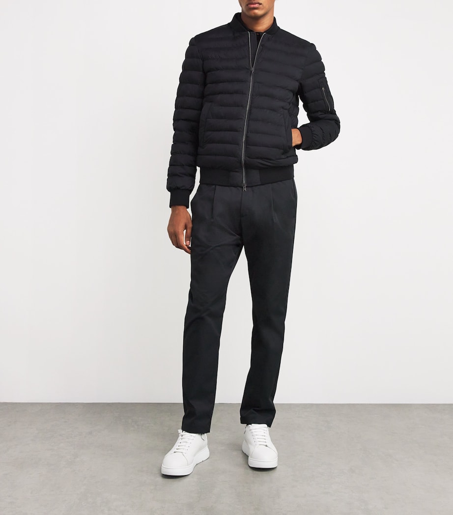 Padded Bomber Jacket 9300NERO Image 2