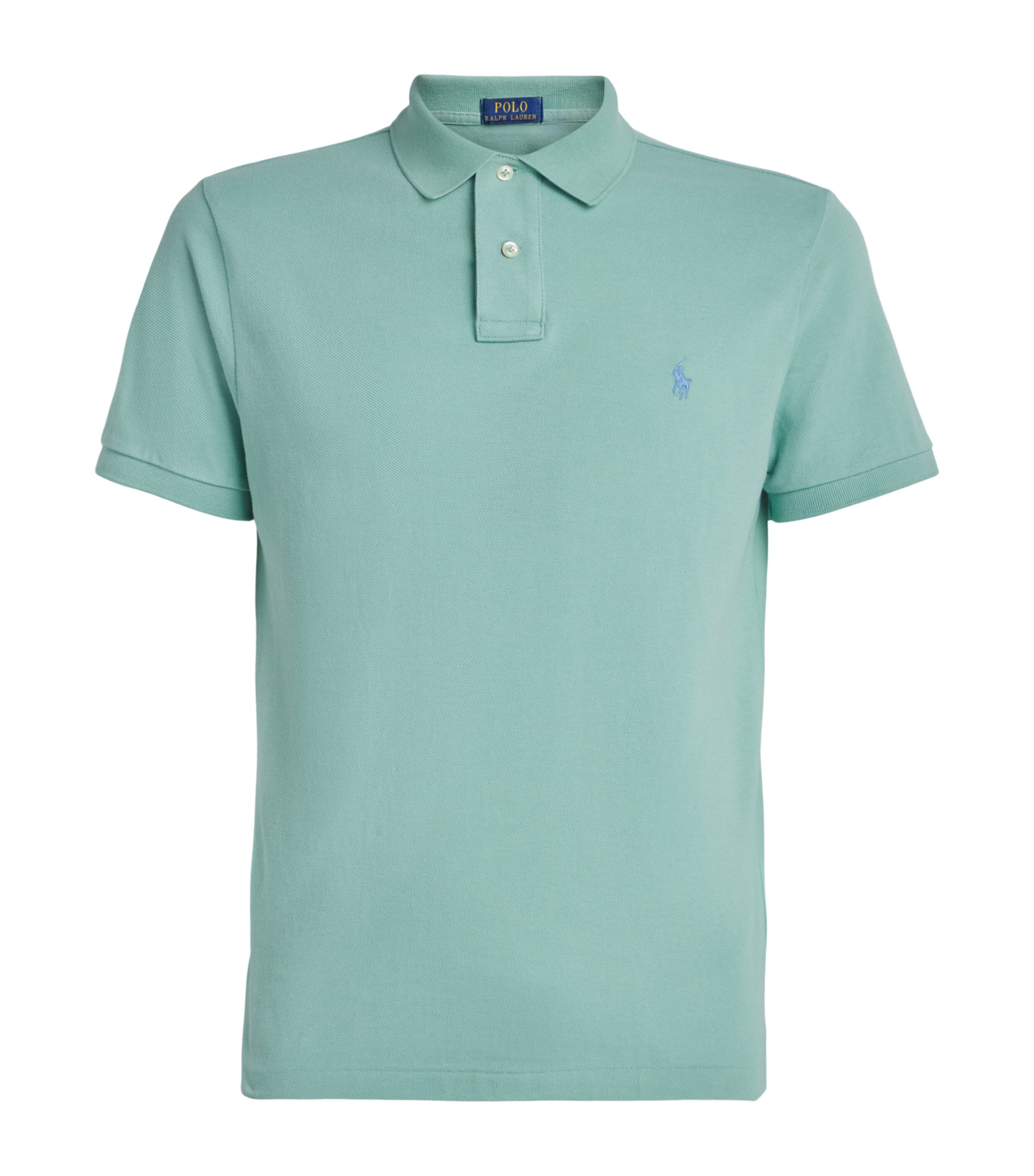 Polo Ralph Lauren Mens Cotton Mesh Slim-Fit Polo Shirt Image 1