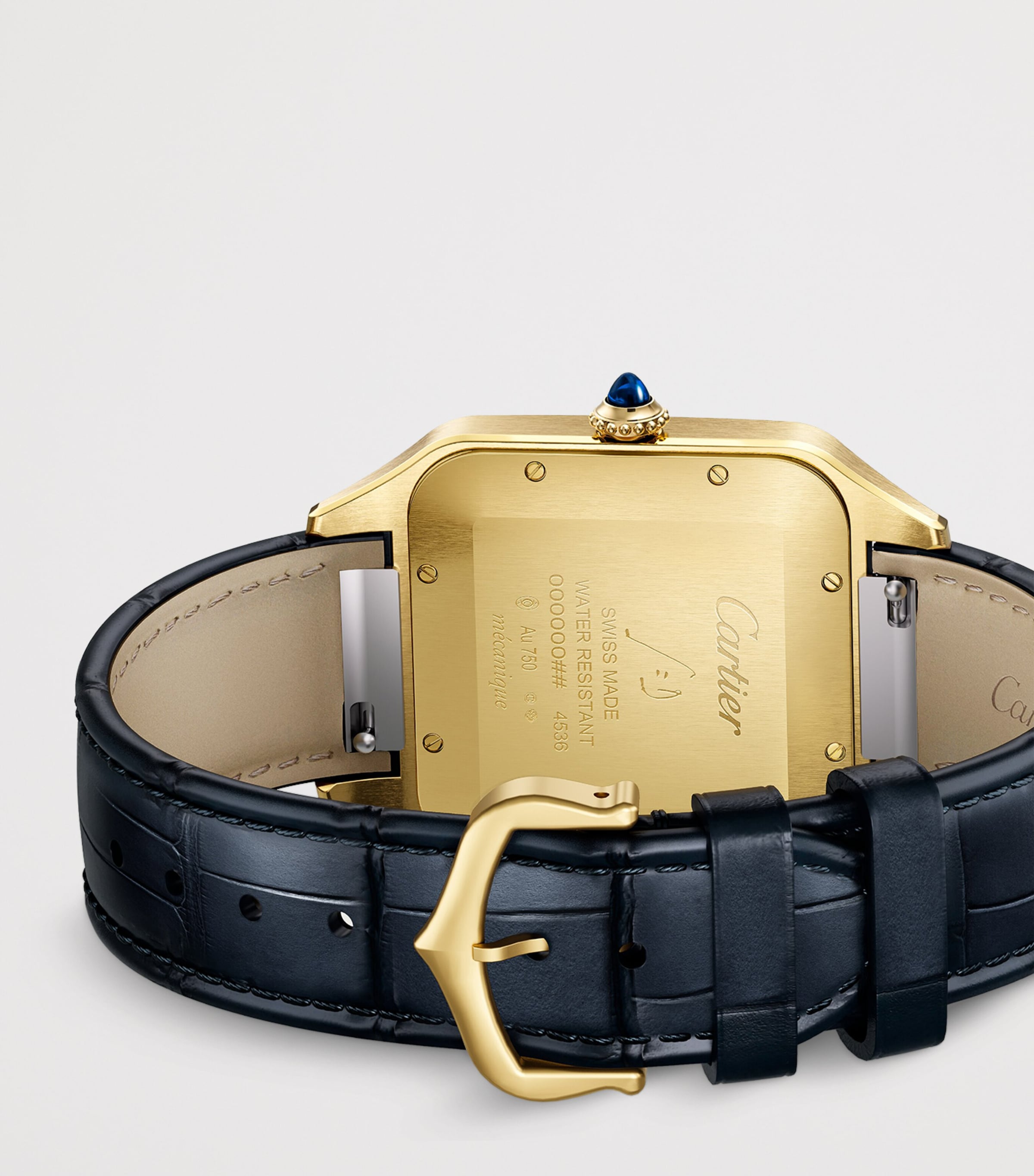 Cartier Extra Large Yellow Gold Santos-Dumont Watch 46.6mm Yellow Gold Image 3