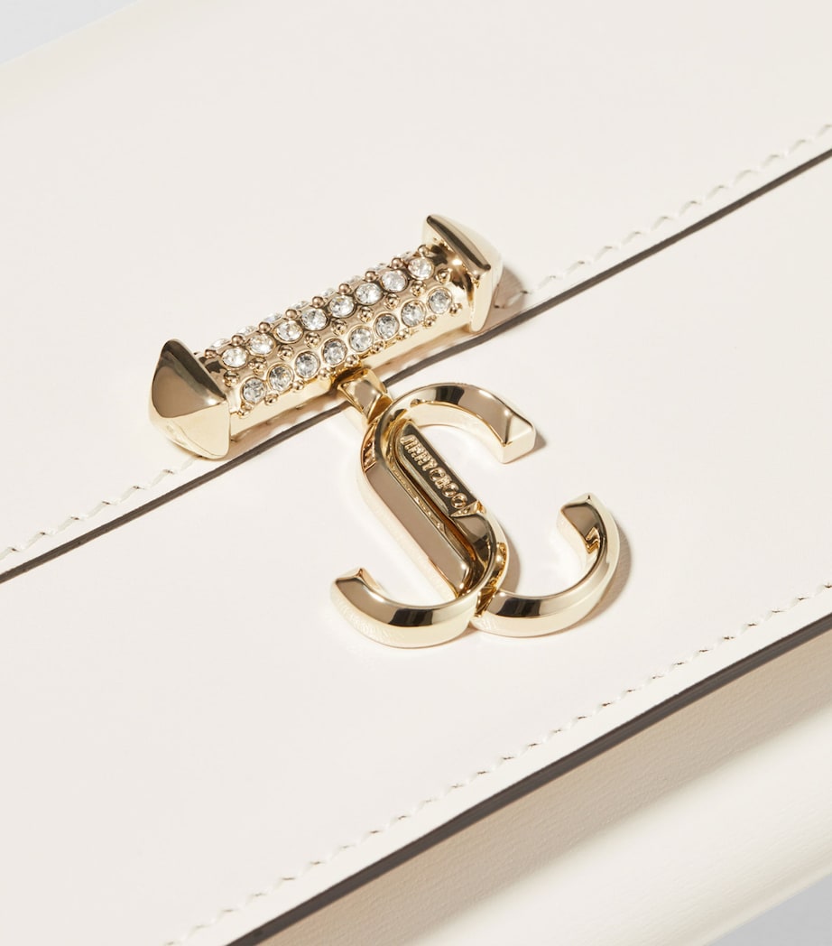 Leather Varenne Chain Wallet LATTE/LIGHT GOLD Image 6