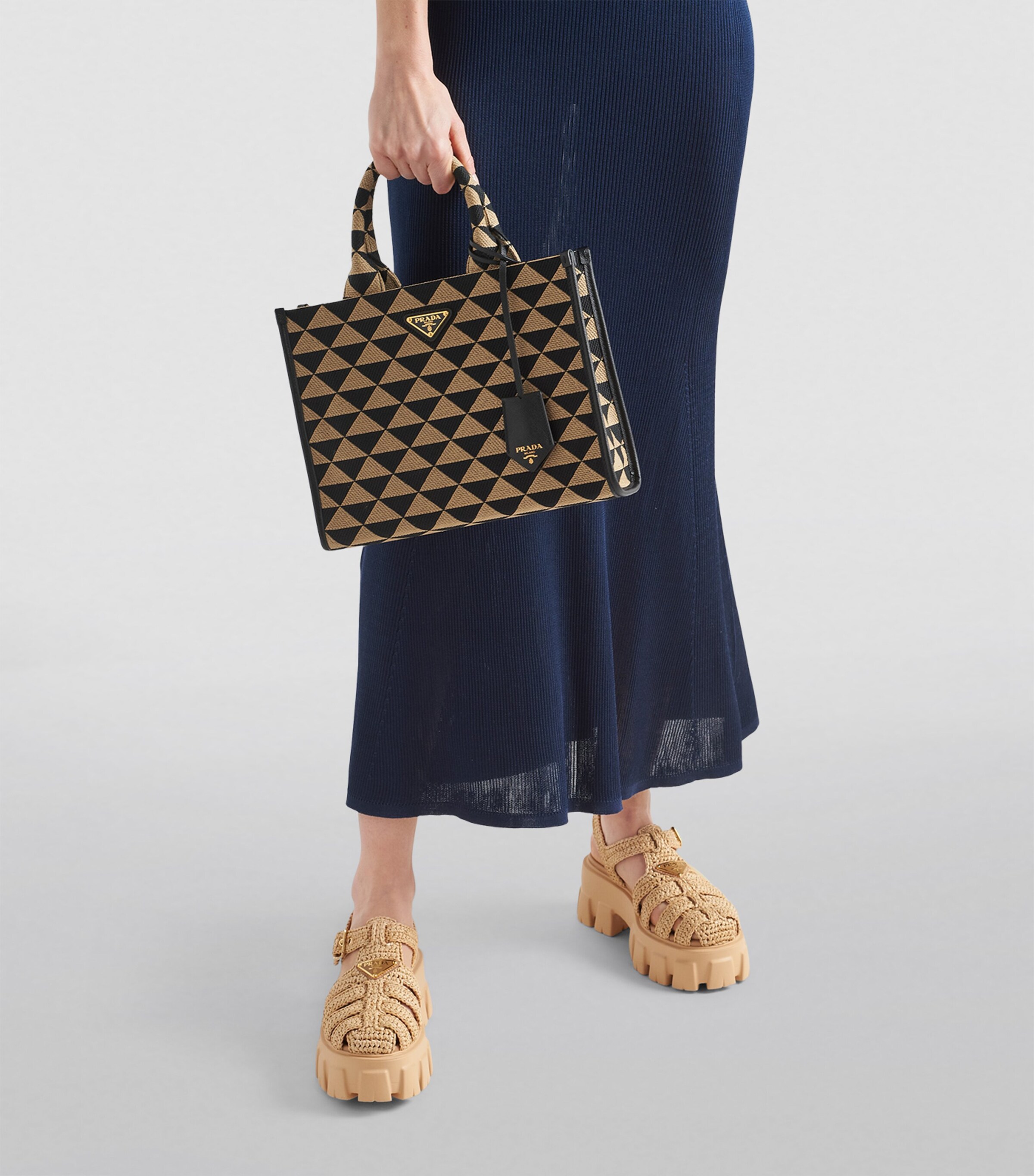 Crochet Platform Sandals 55 F0018 Image 5