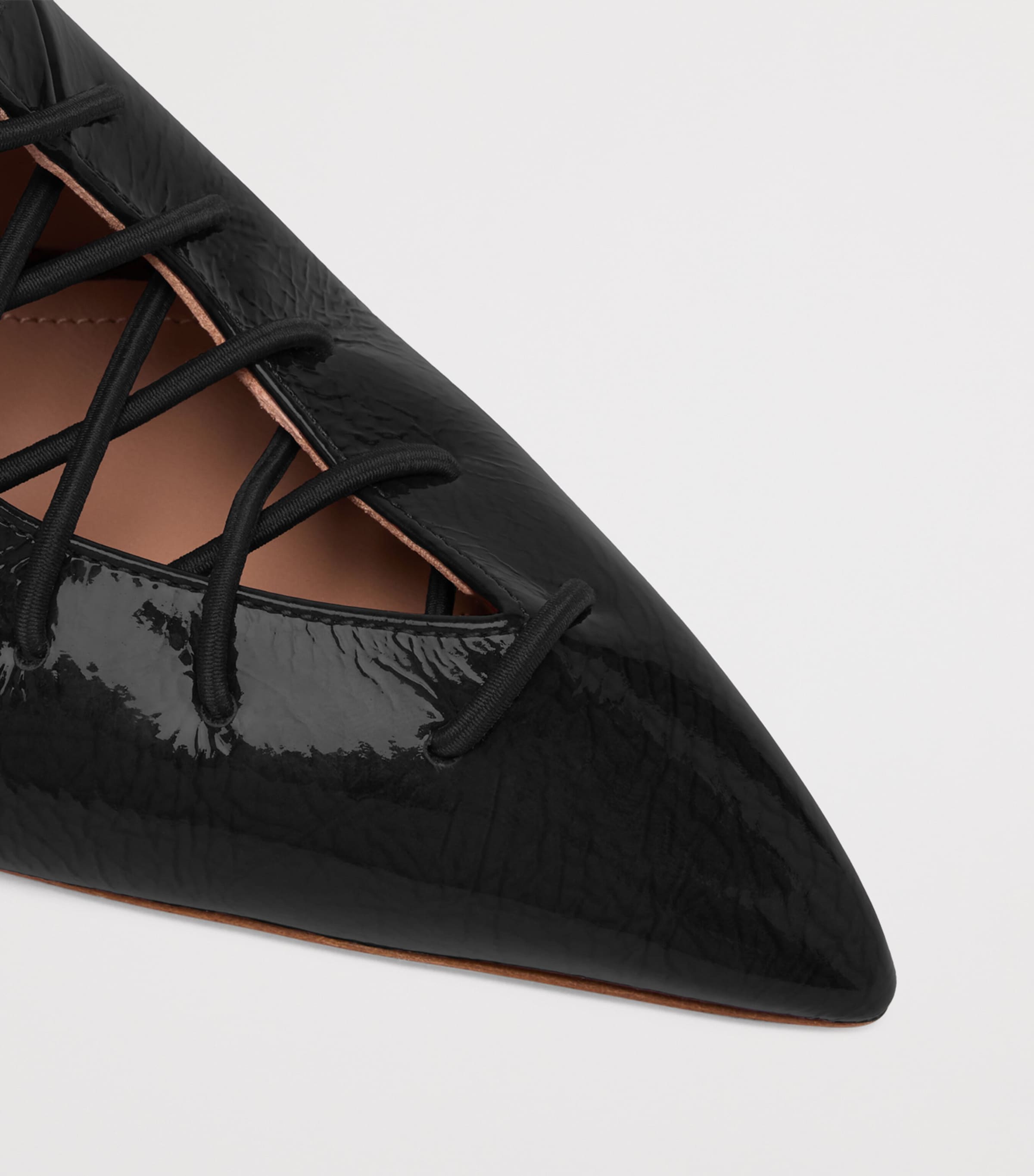 Patent Leather Alia Slingback Pumps 90 BLACK Image 4