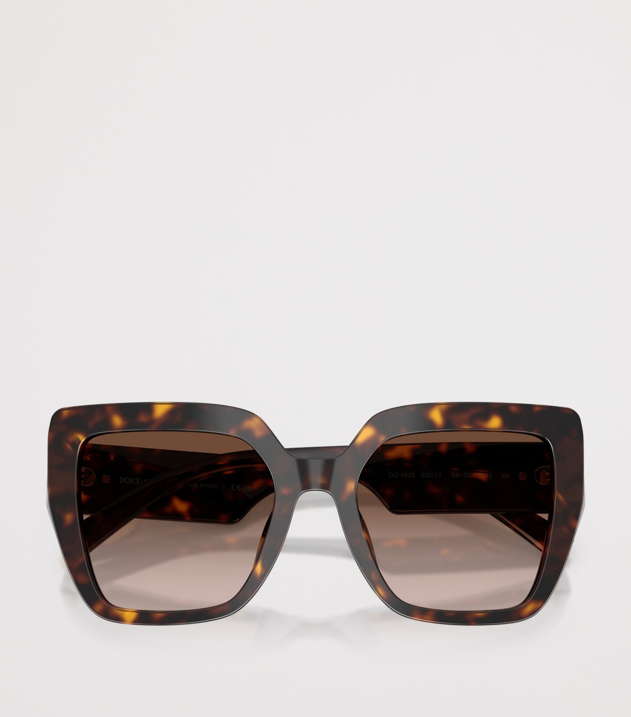 Dolce&Gabbana Tortoise Square Cat-Eye Sunglasses Brown Image 5