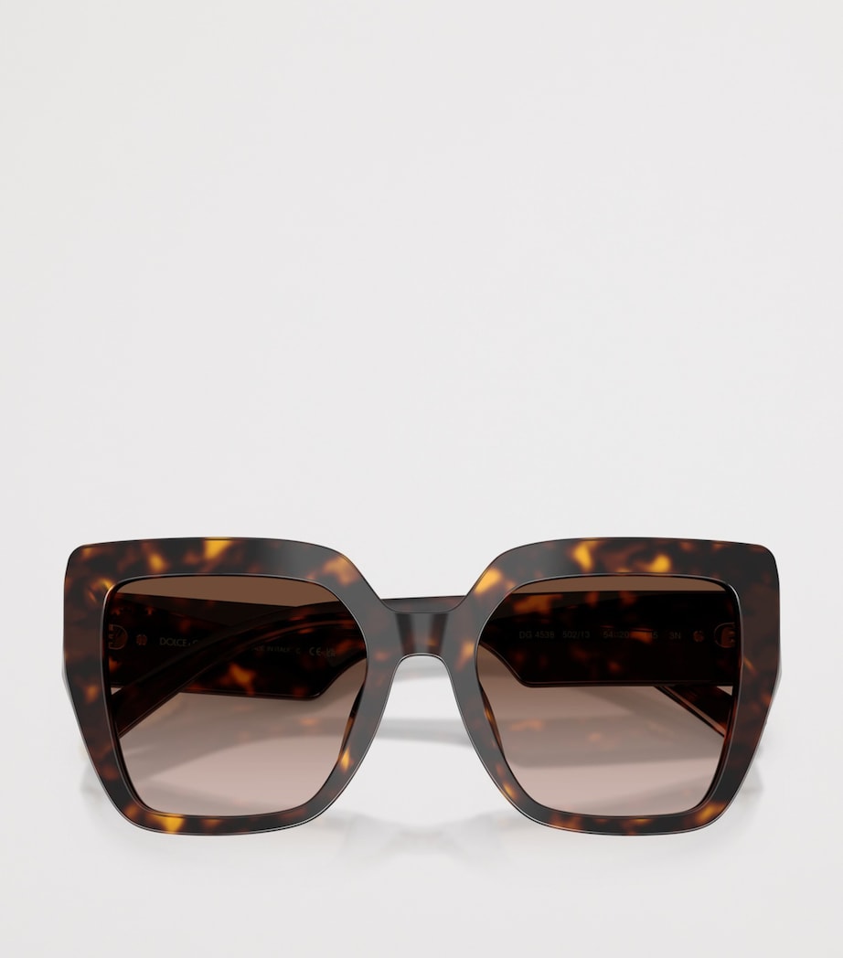 Dolce&Gabbana Tortoise Square Cat-Eye Sunglasses Brown Image 5