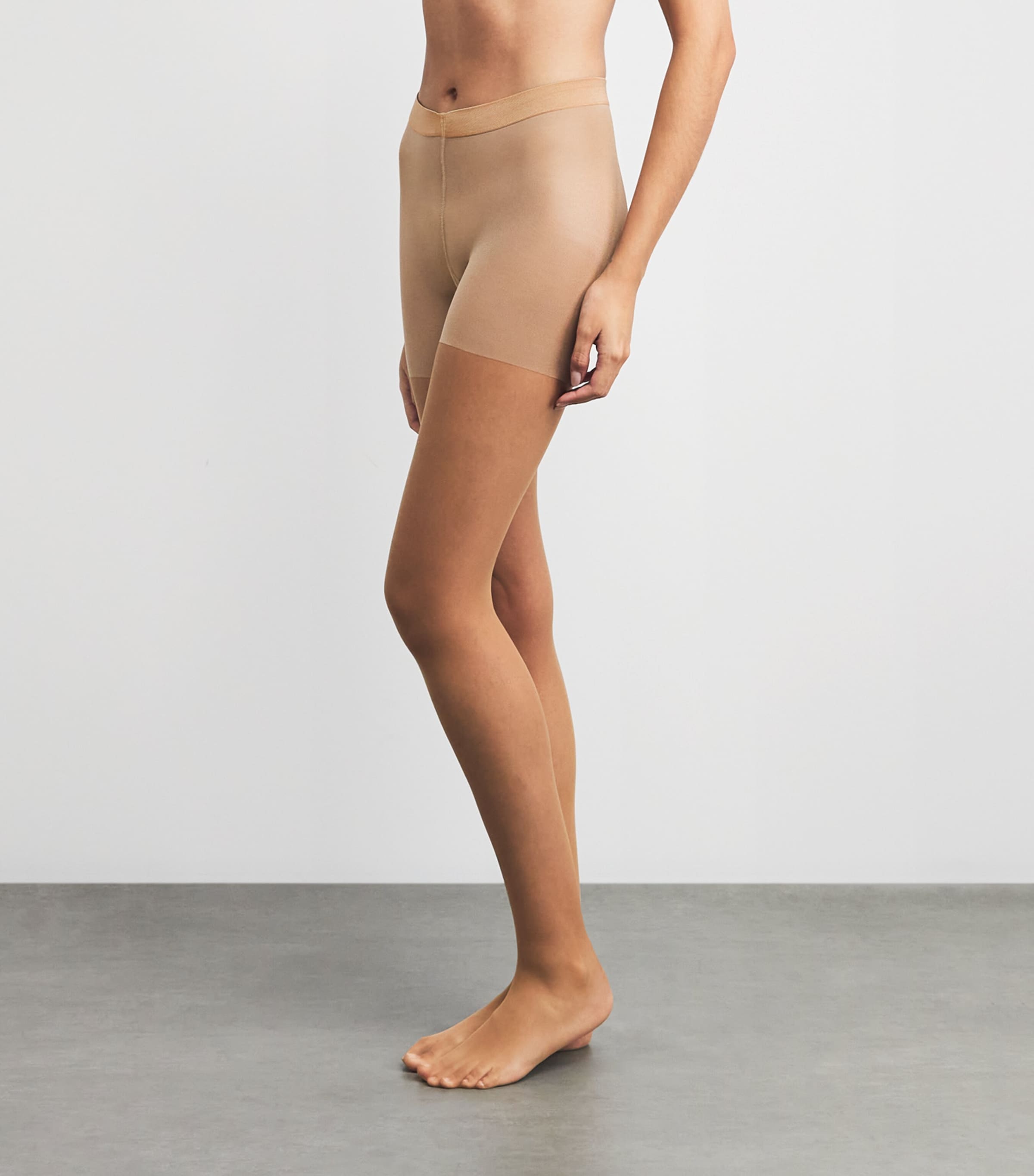 Falke Womens Shaping Panty 8 Invisible Deluxe Tights Powder Image 2