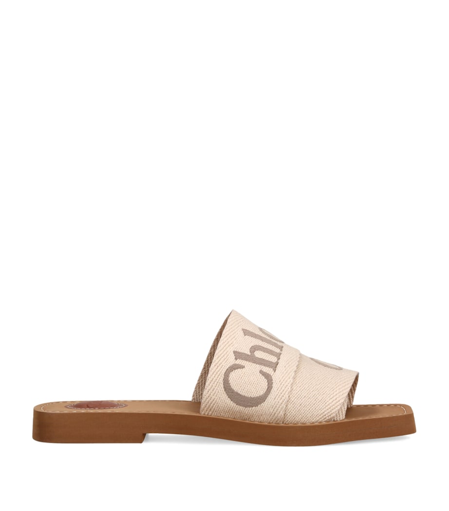 Canvas Jacquard Woody Sandals BLUSH Image 1