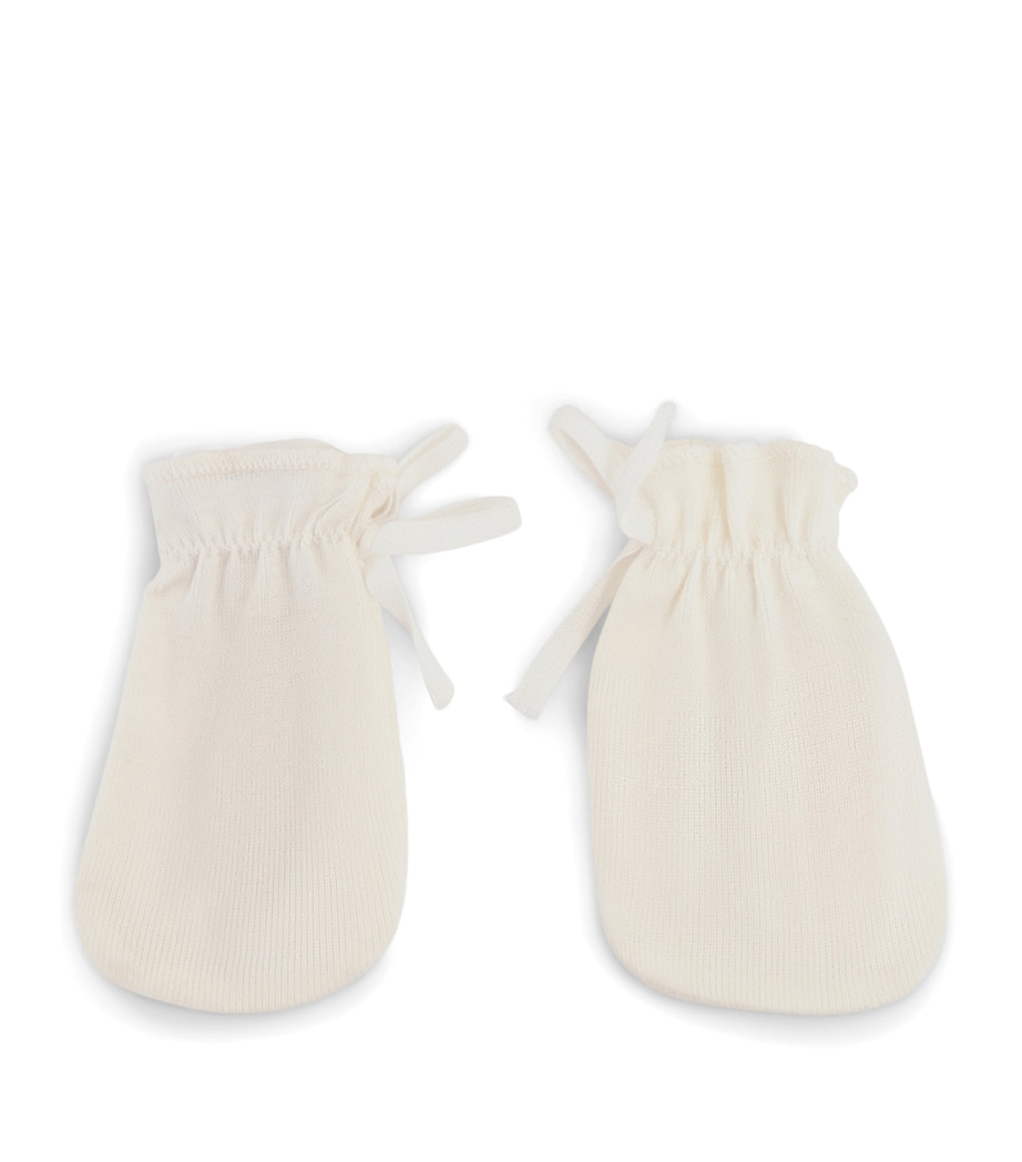 Cotton Mittens BLANC LAIT Image 1