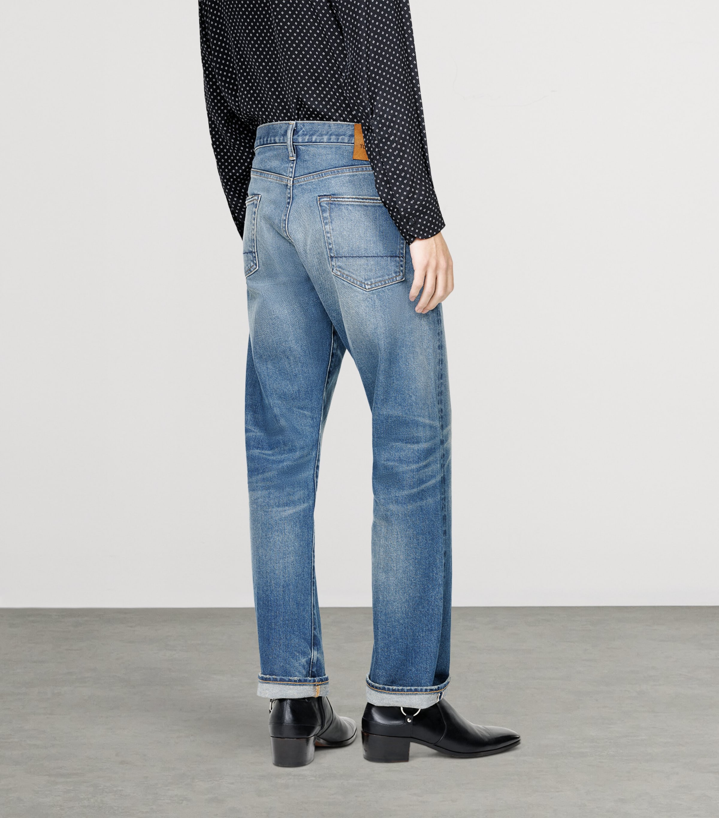 TOM FORD Mens Straight Jeans Ubn Image 4