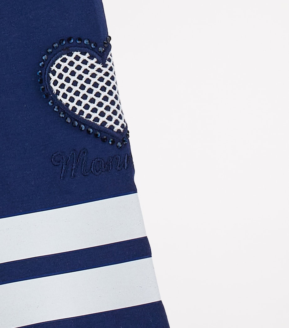 Heart T-Shirt And Leggings Set (2-16 Years) BIANCO + BLU Image 4