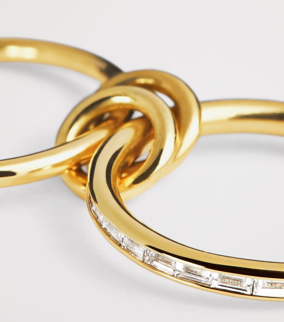 Yellow Gold and Diamond Leora Ring YELLOW GOLD Image 6