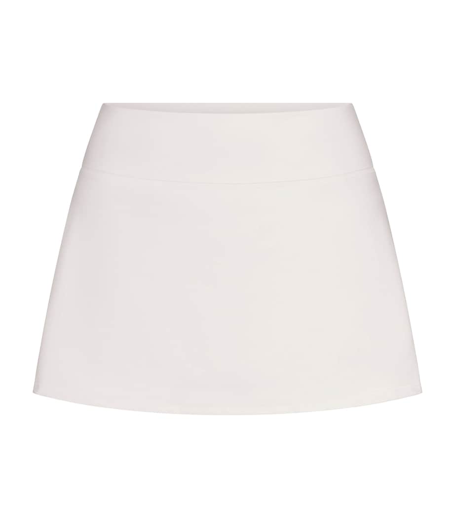 NikeSKIMS Womens NikeSKIMS Matte Mini Skort Ivory Image 1