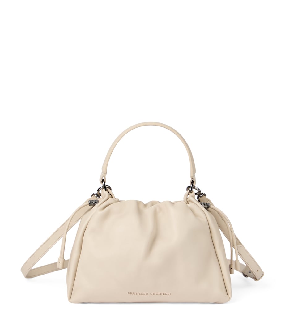 Small Leather Mellow Bucket Bag C8905 Image 1