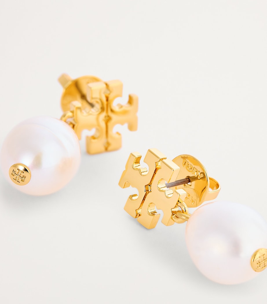 Kira Pearl Drop Earrings TORY GOLD / IVORY Image 6