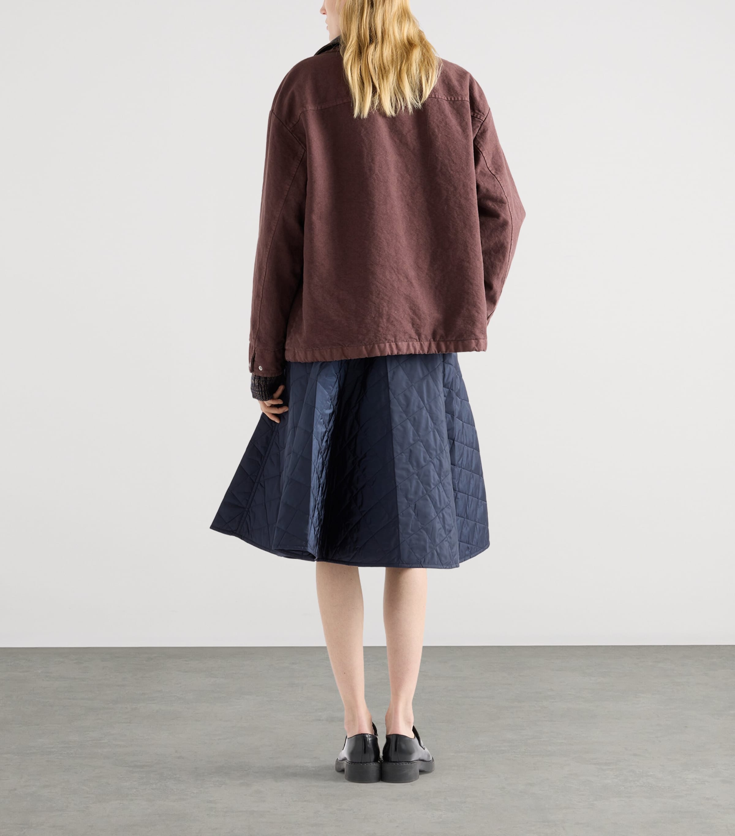 Re-Nylon Midi Circle Skirt F0AIN Image 5