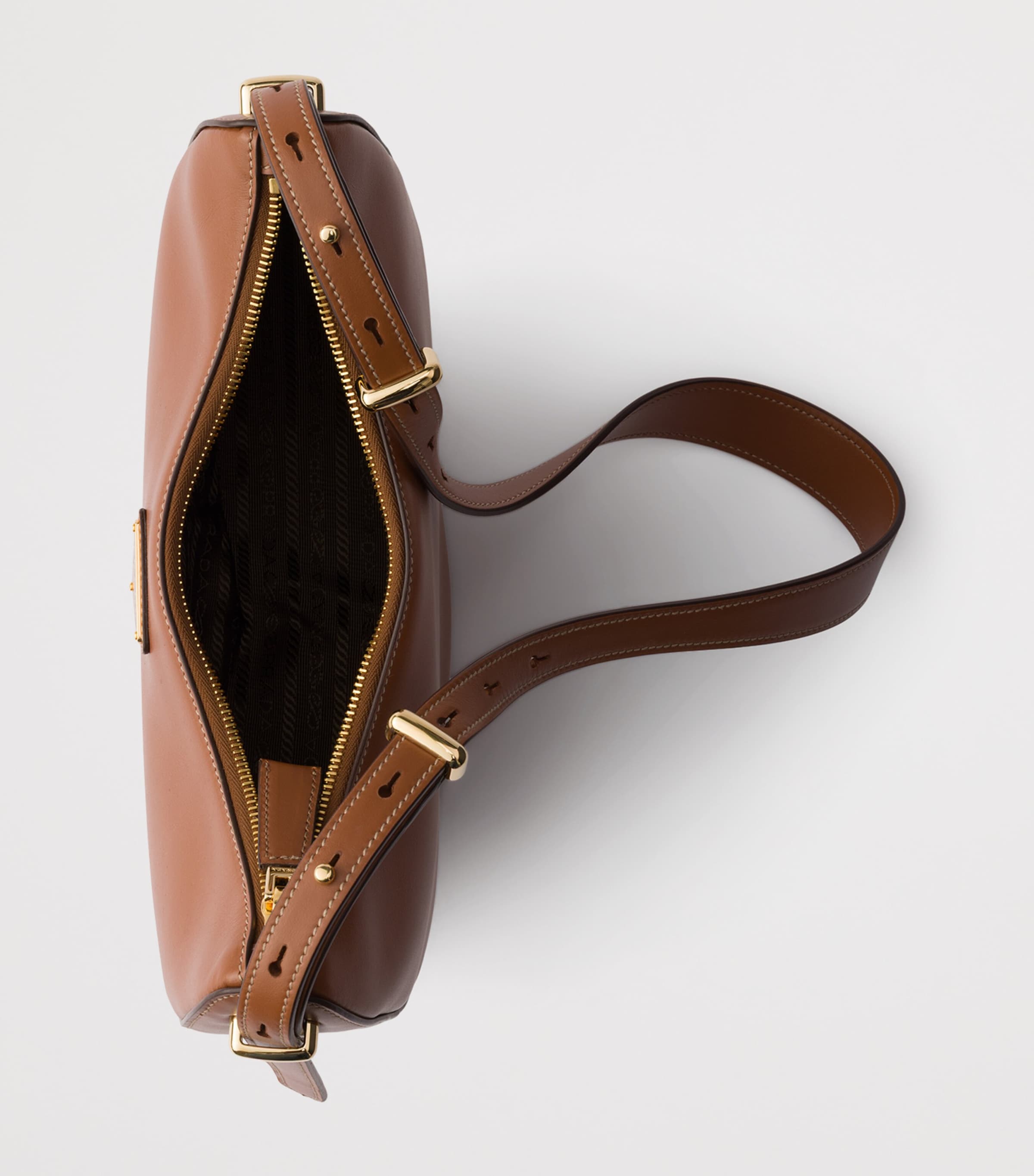 Prada Small Leather Arqué Shoulder Bag Image 4