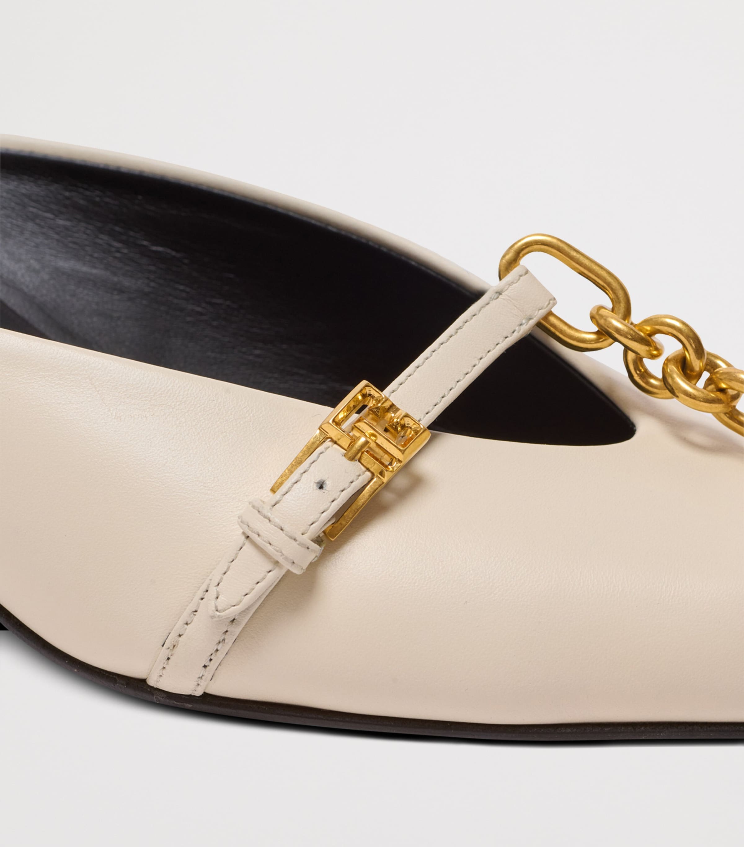 Leather Sync Mules 50 0AI IVOIRE Image 4