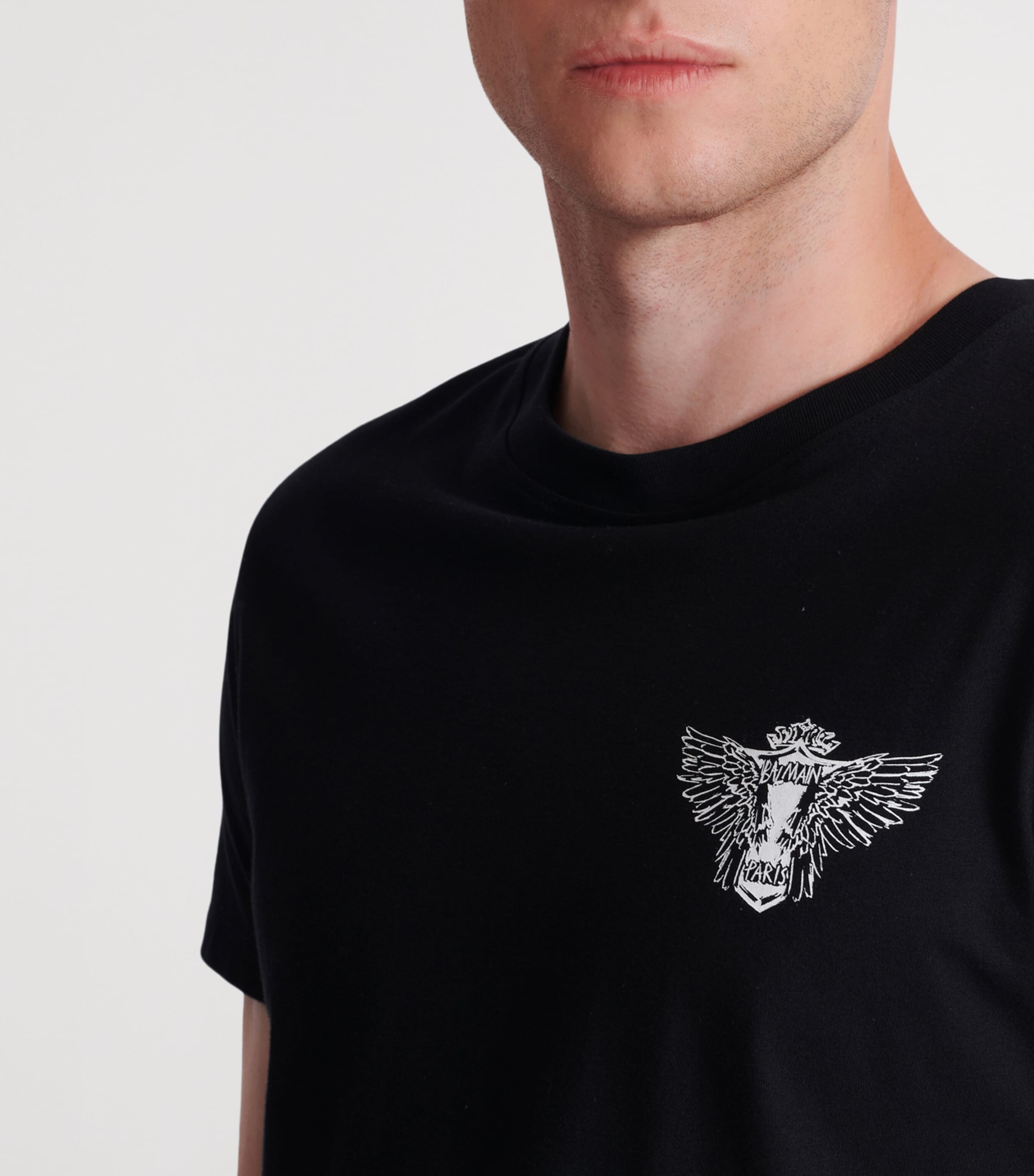 Cotton Logo T-Shirt EAB NOIR/BLANC Image 8