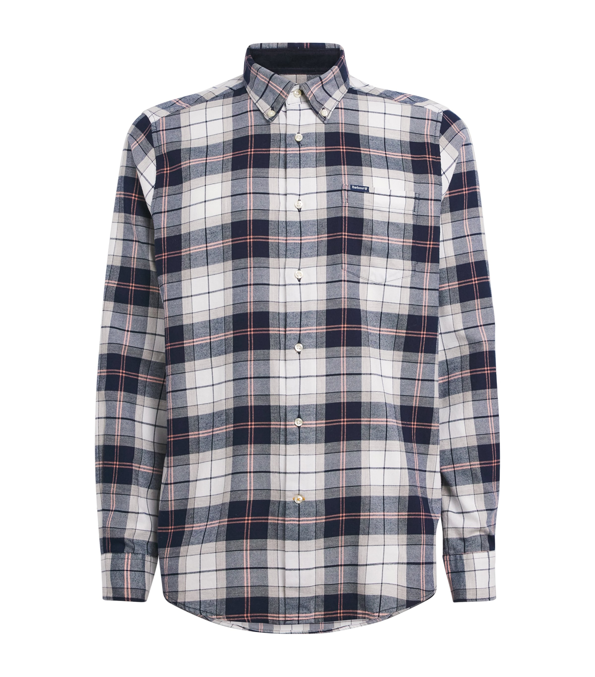 Barbour Cotton Tailored Tartan Fortrose Shirt In Black
