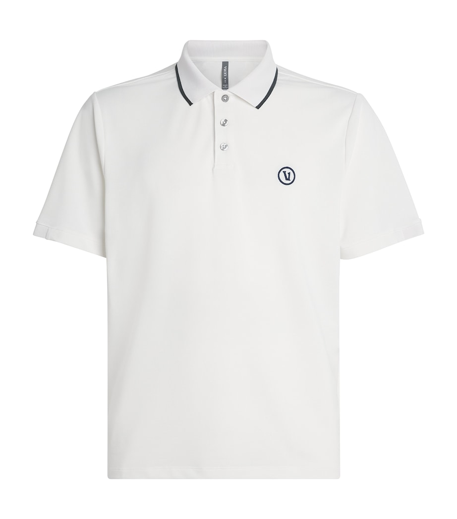Embroidered Gamepoint 2.0 Polo Shirt WHT WHITE Image 1