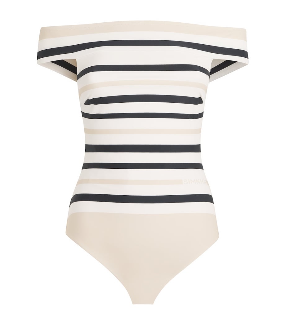 Stripe Walker Swimsuit SAND STRIPE Image 1