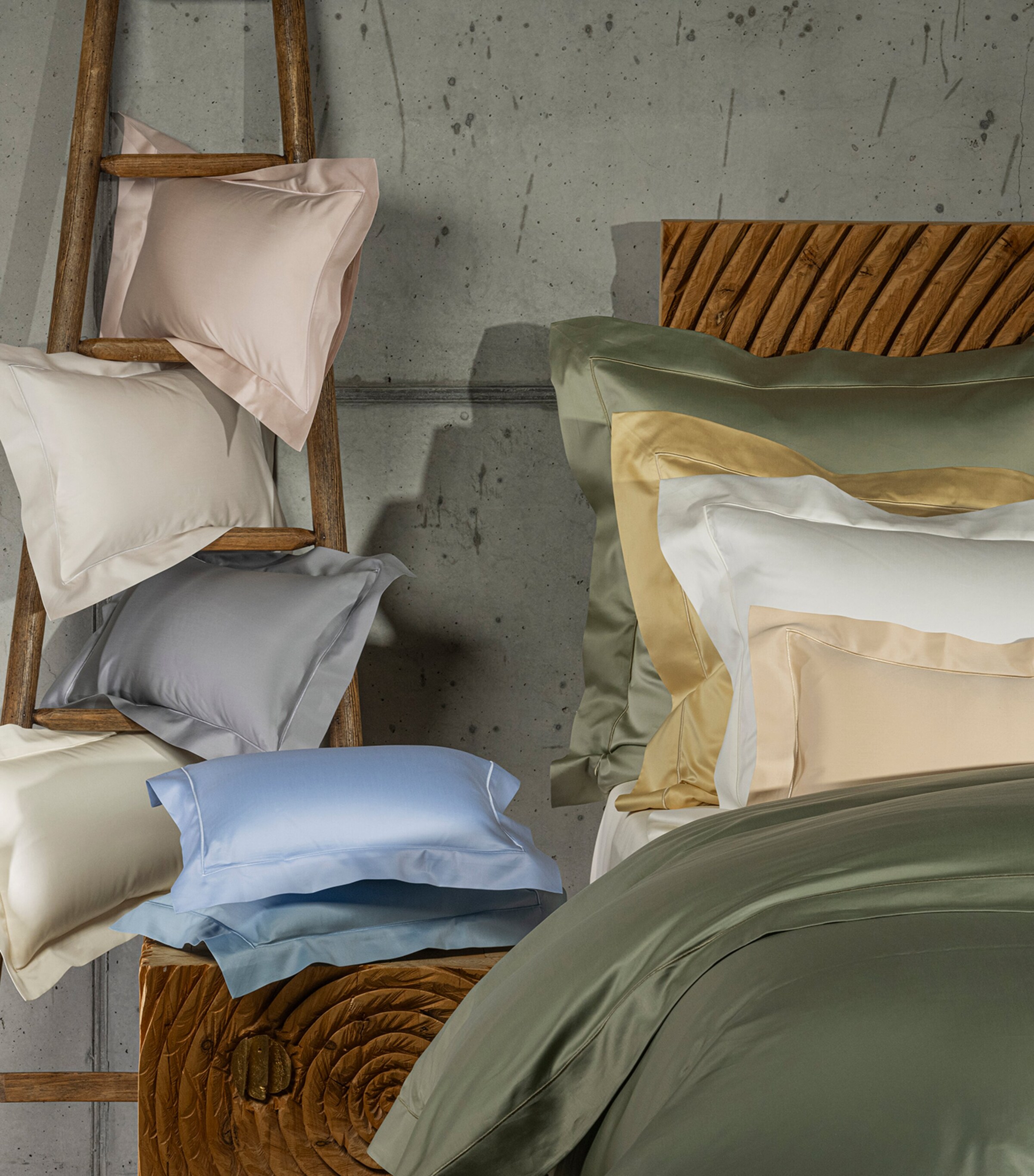 Celso De Lemos Bourdon Super King Duvet Cover (260cm x 220cm) Amande Image 4