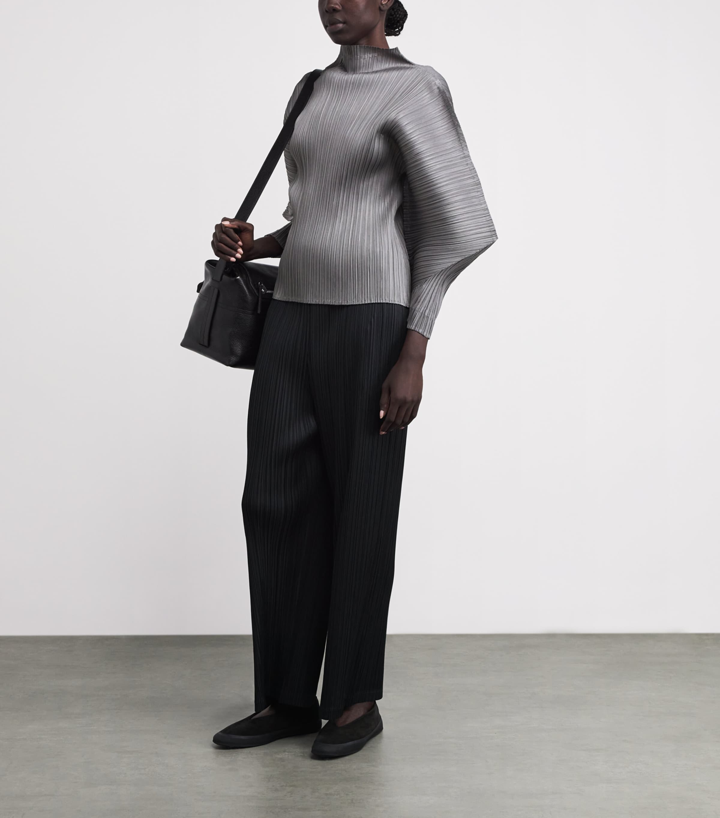 Skyline High-Neck Top GREY Image 2