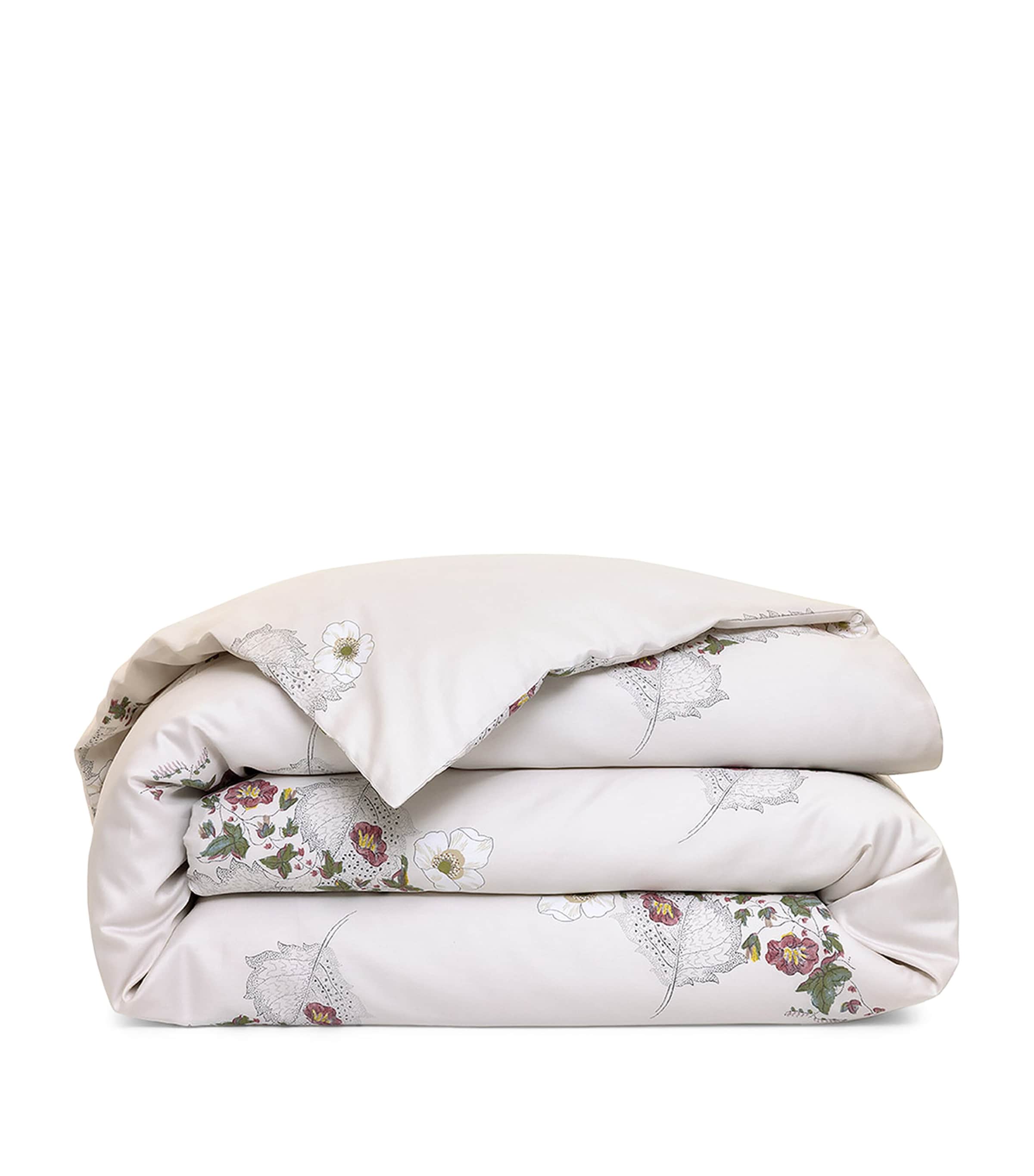 Yves Delorme Organic Cotton Corolles Duvet Cover In Multi