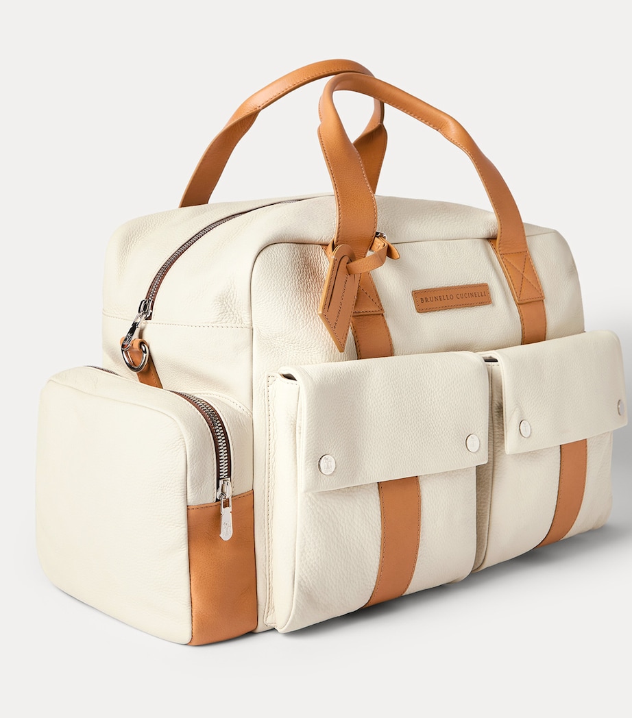 Brunello Cucinelli Grained Calfskin Leisure Bag Image 3
