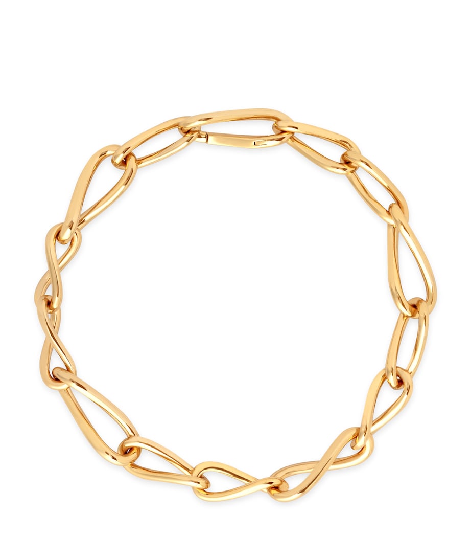 Gold-Plated Infinite Chain Bracelet GOLD Image 1