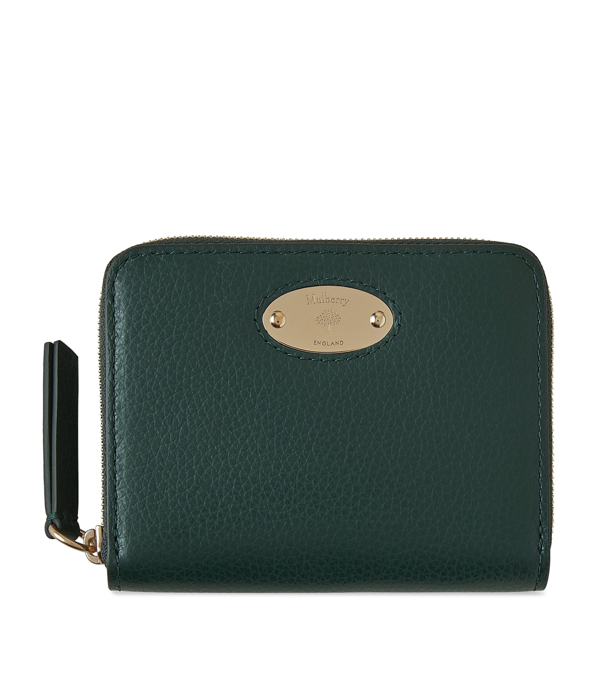 Mulberry Logo Plaque Purse In Green