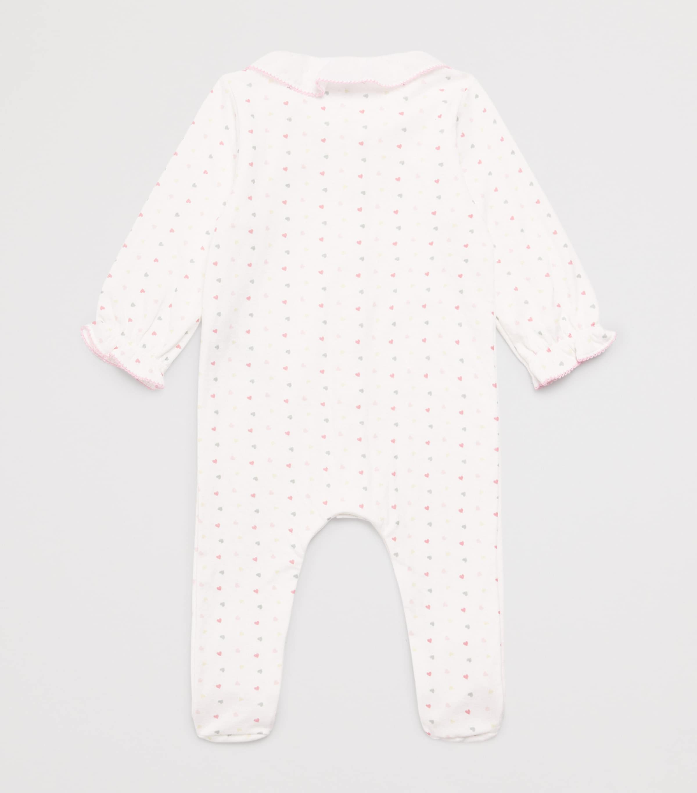 Cotton Printed All-In-One (3-36 Months) MARSHMALLOW/MULTI Image 2