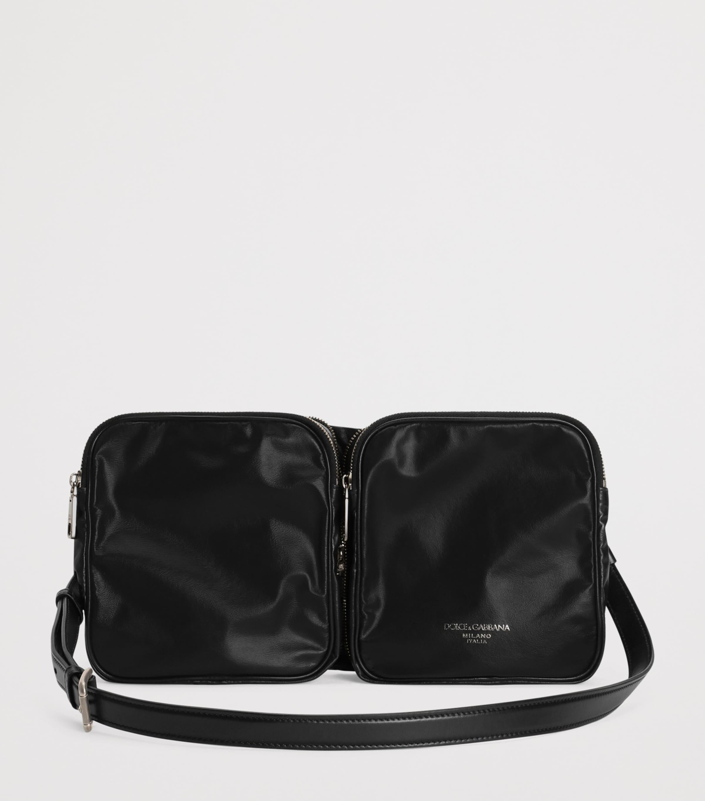 Dolce&Gabbana Patent Leather Cross-Body Bag Black Image 4