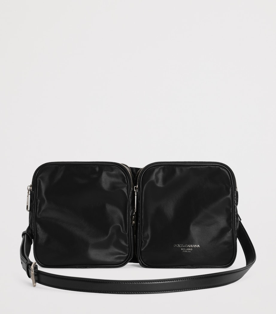Dolce&Gabbana Patent Leather Cross-Body Bag Black Image 4