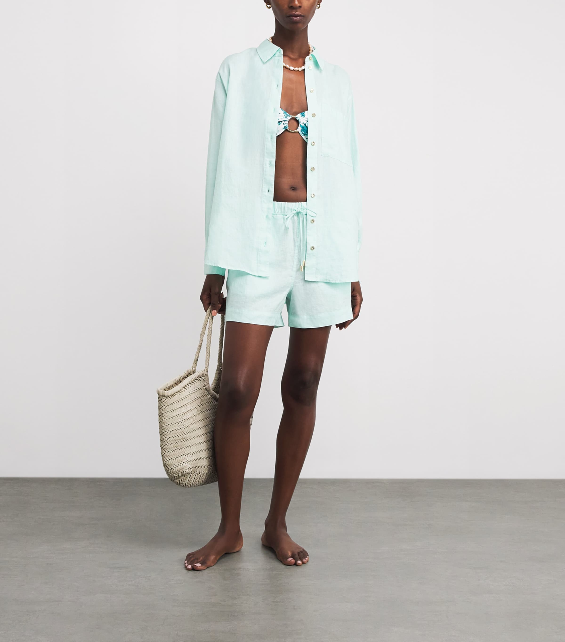 Linen Corfu Shirt MNT-MNT/LINEN Image 2