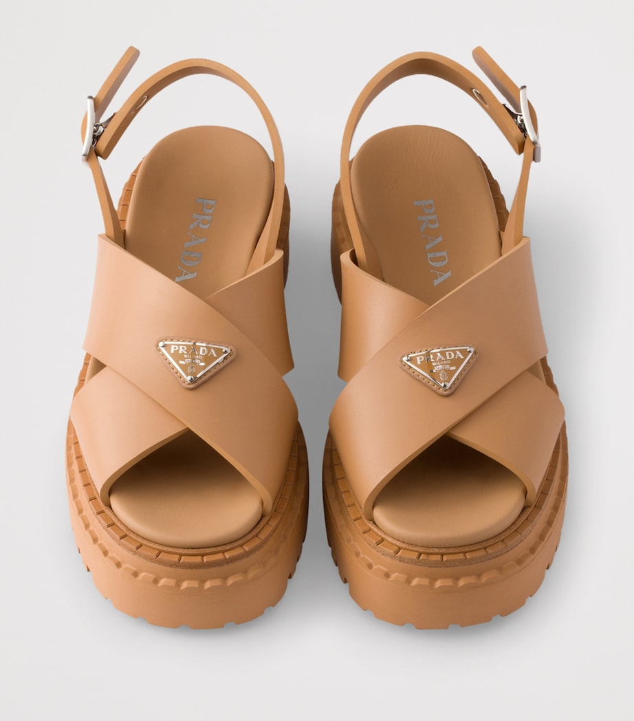 Rubber Platform Sandals 55 F0346 Image 3