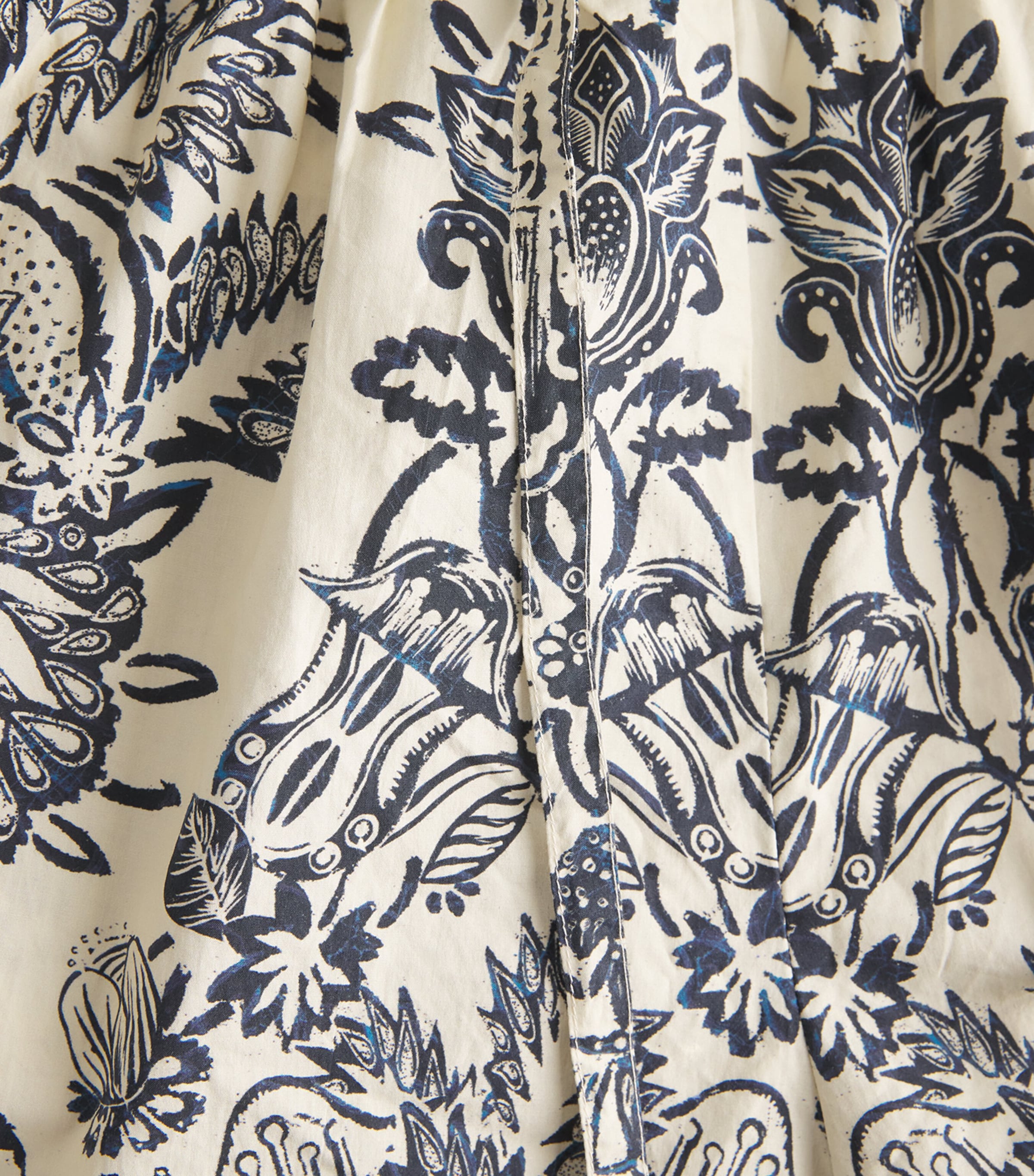 Cotton Rowan Shorts IVORY FLORA Image 5