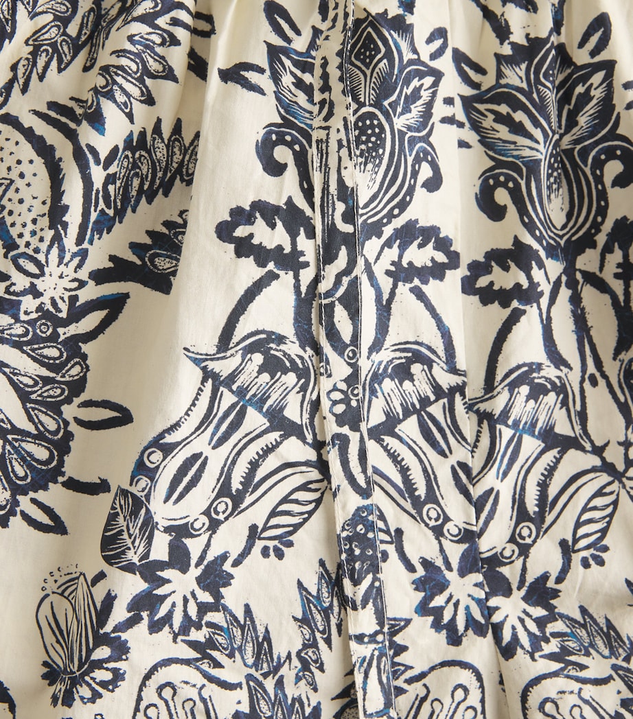 Cotton Rowan Shorts IVORY FLORA Image 5