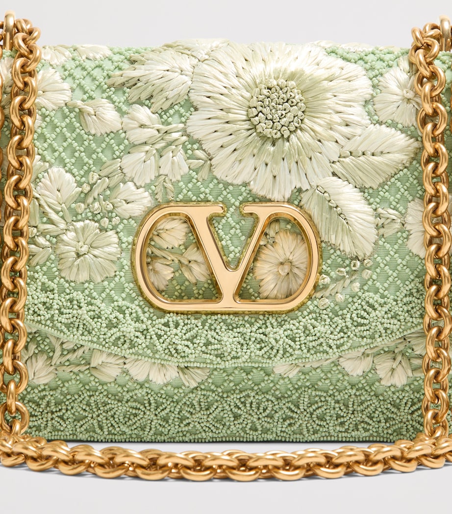 Valentino Garavani Beaded Vain Shoulder Bag Image 6