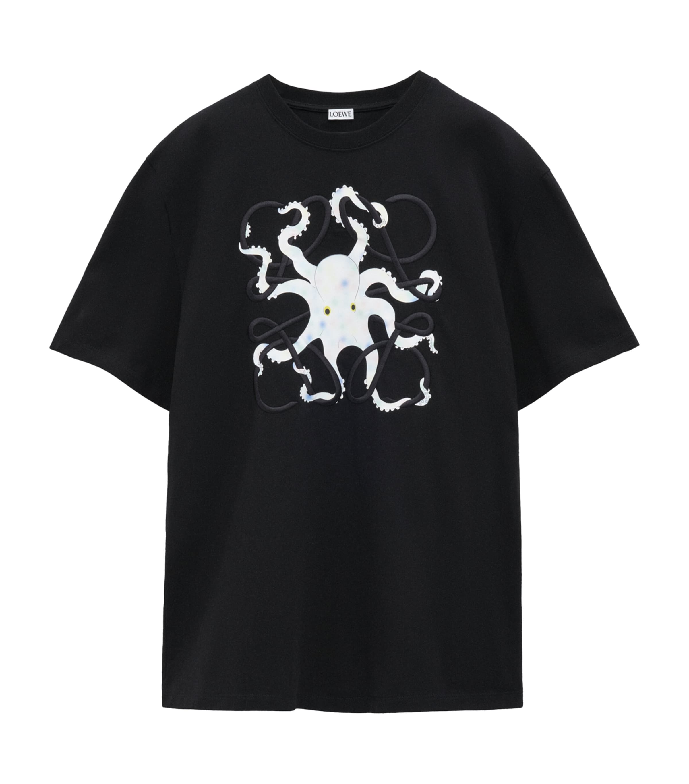 Loewe Casual Cotton T-shirt In Black