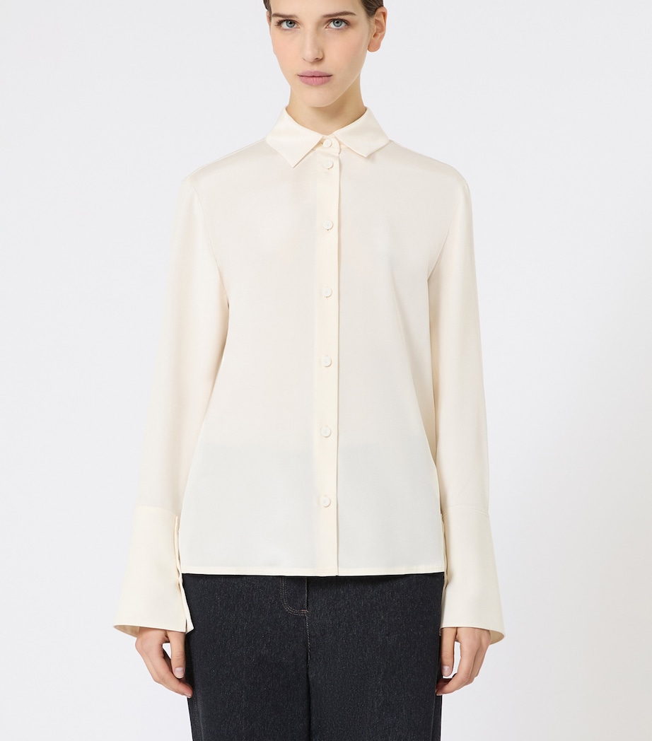 Silk-Blend Shirt IVORY Image 2