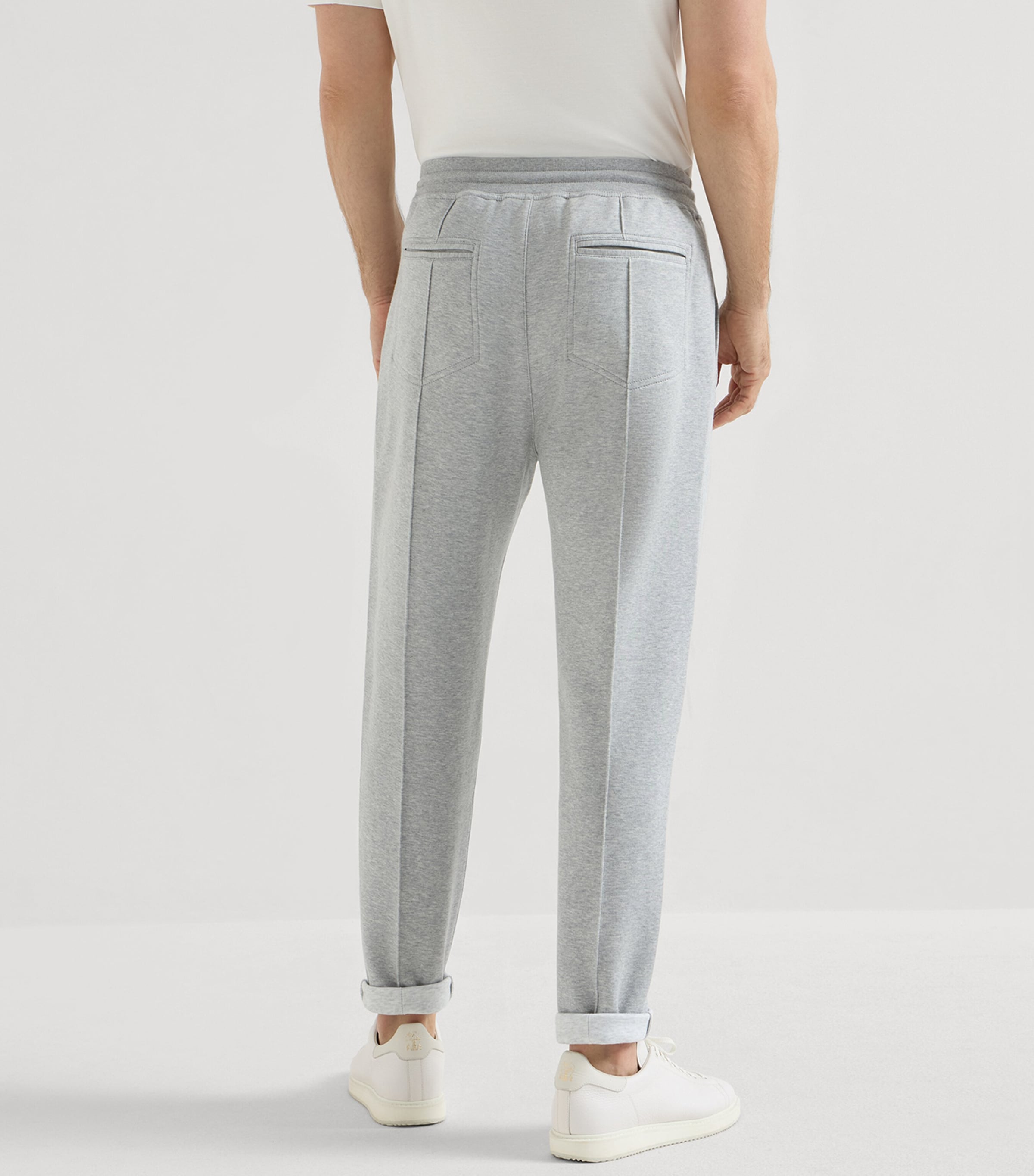 Brunello Cucinelli Mens Cotton-Blend French Terry Sweatpants Image 5