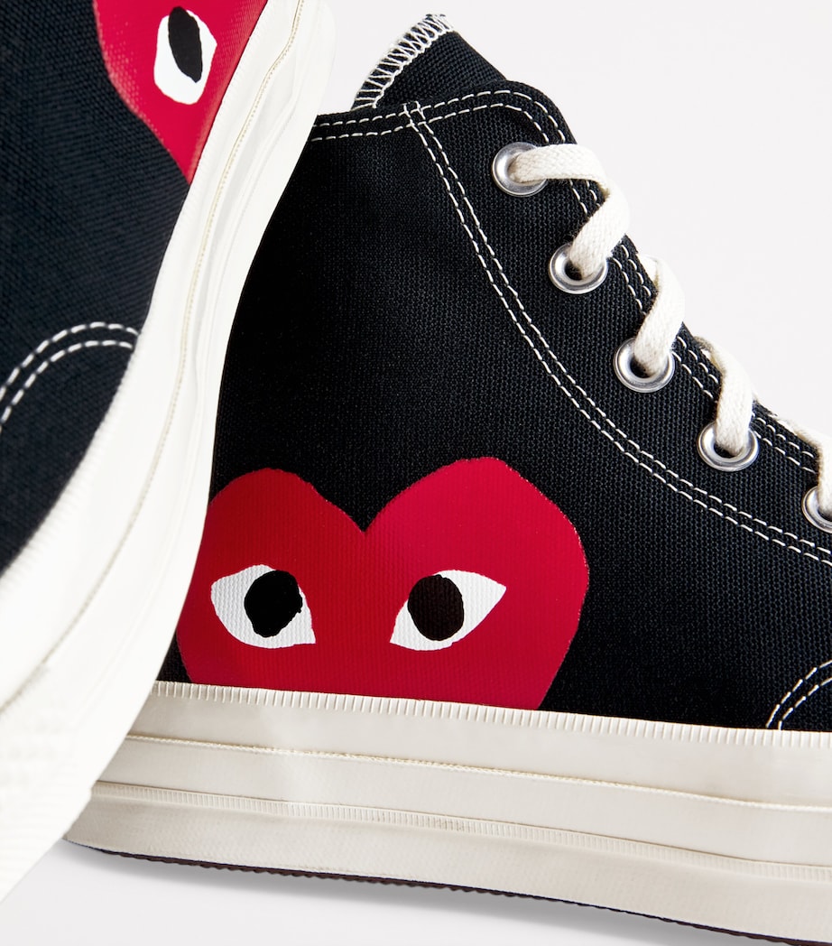 x Converse Heart Chuck Taylor All Star '70 High-Top Sneakers BLACK Image 7
