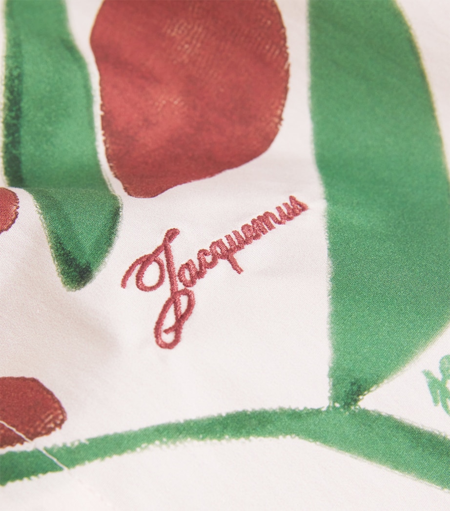 Cotton Floral Shirt 4EQ-PRI ABST VEGE PI Image 5