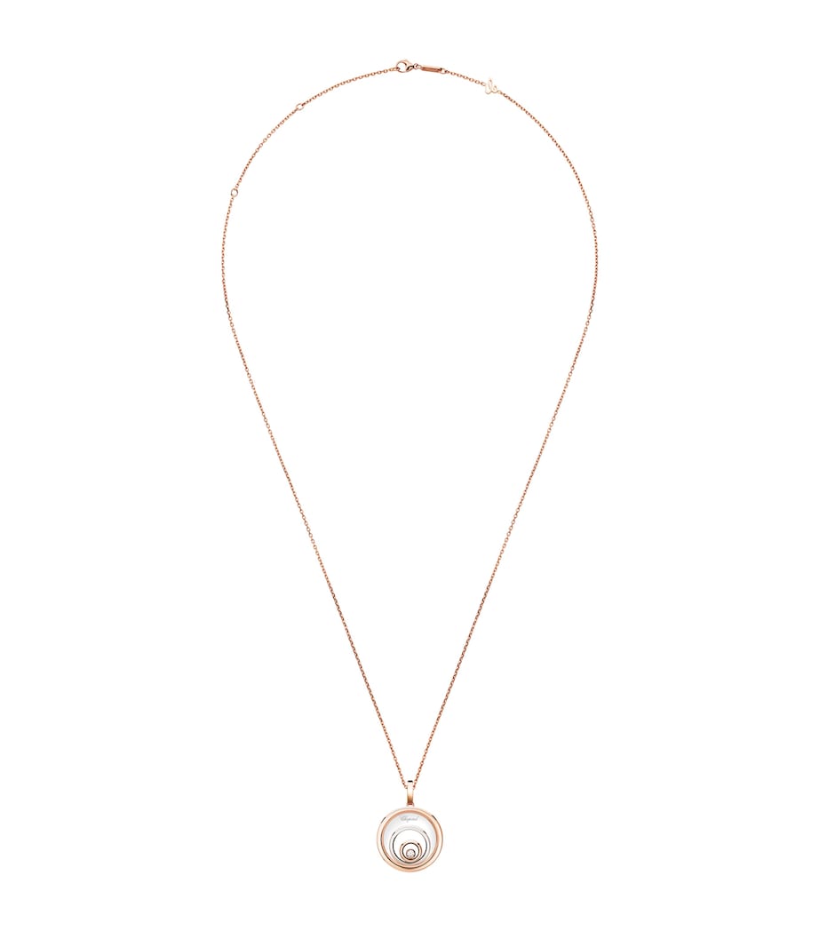Rose Gold and Diamond Happy Spirit Necklace WHITE GOLD/ROSE GOLD Image 1