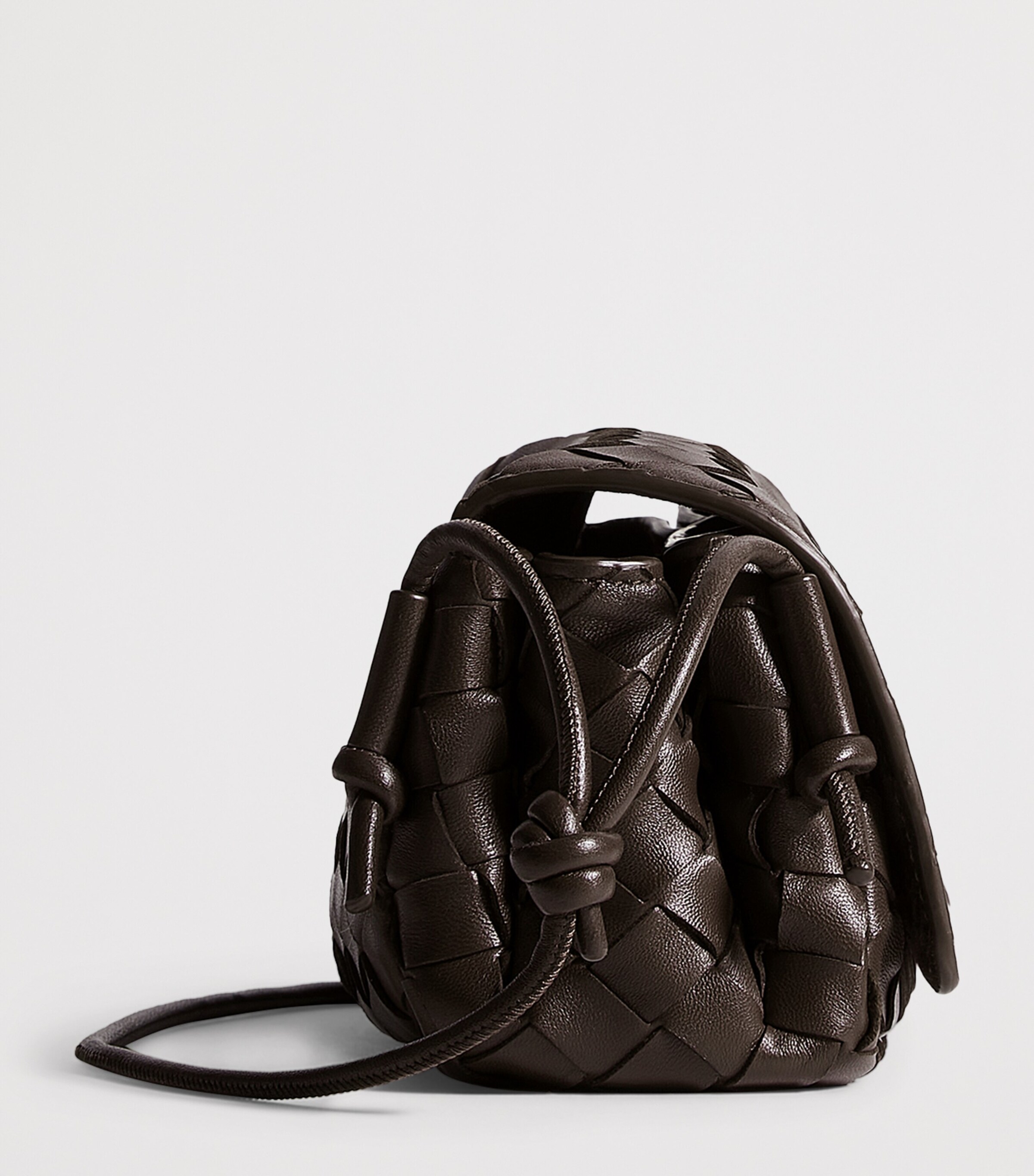 Bottega Veneta Brown Leather Notturno Cross-Body Bag | Harrods US