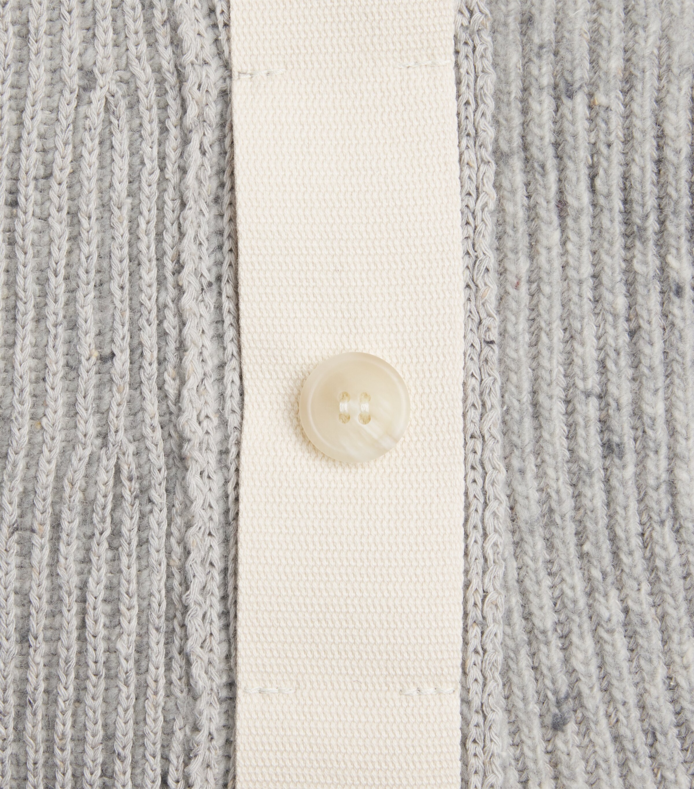 MORDECAI Mens Wool-Blend Oversized Cardigan Melange Image 5