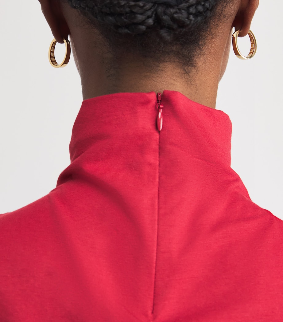 Yellow Gold and Diamond Meryl Hoop Earrings YELLOW GOLD Image 5