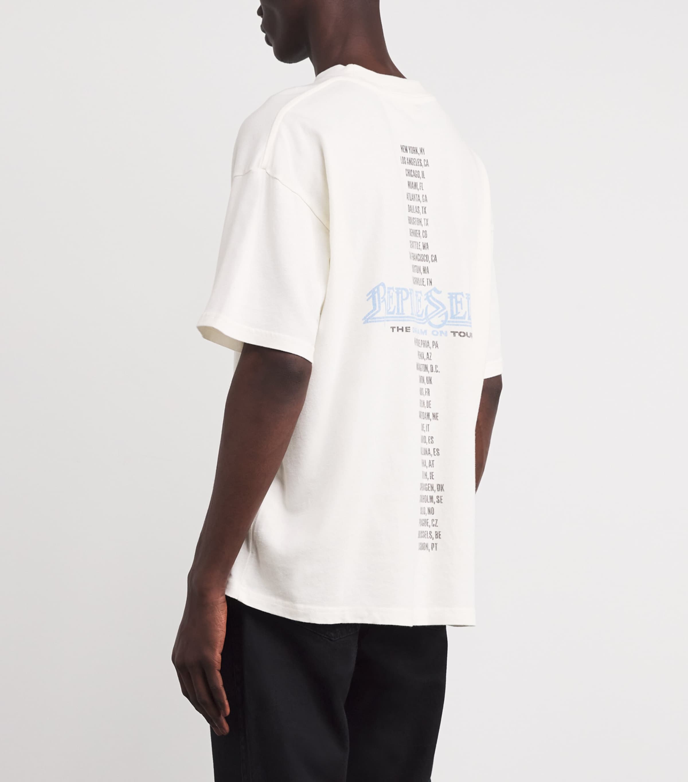 Cotton Golden Tour T-Shirt FLAT WHITE Image 4