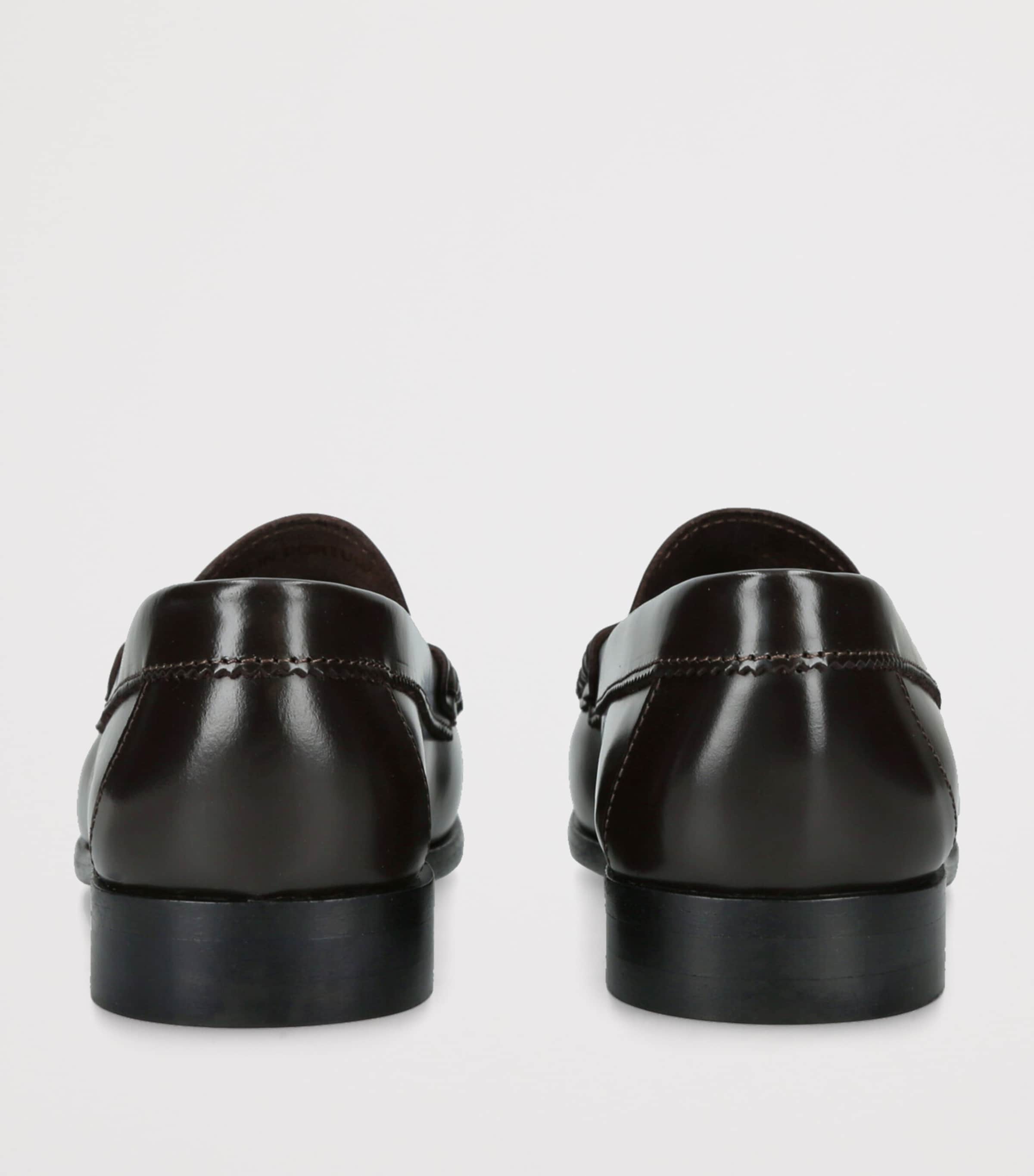papouelli Leather London Loafers Dark Brown Image 2